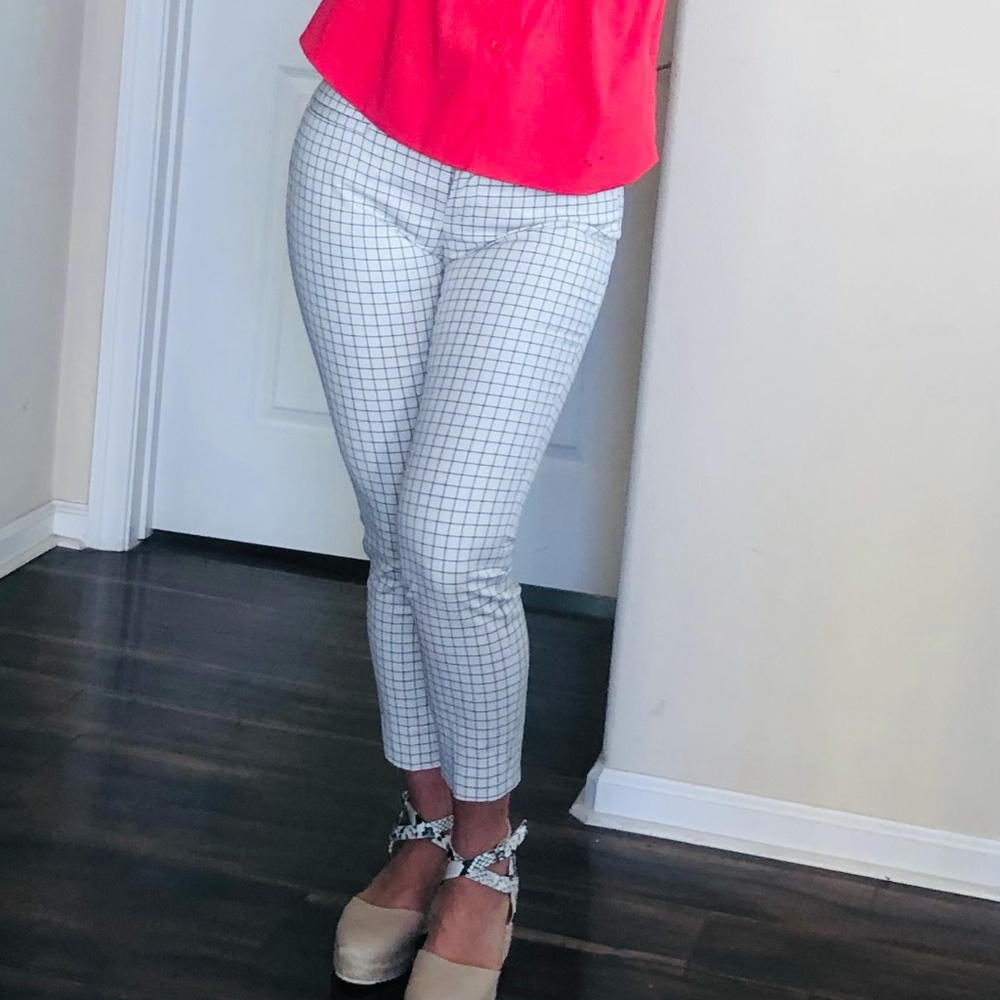 Plaid pants.
